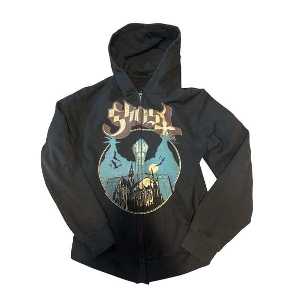 GHOST BC Band B.C. Opus Eponymous Hooded Zip Sweatshirt Hoodie Like Small-no Tag - Picture 1 of 6